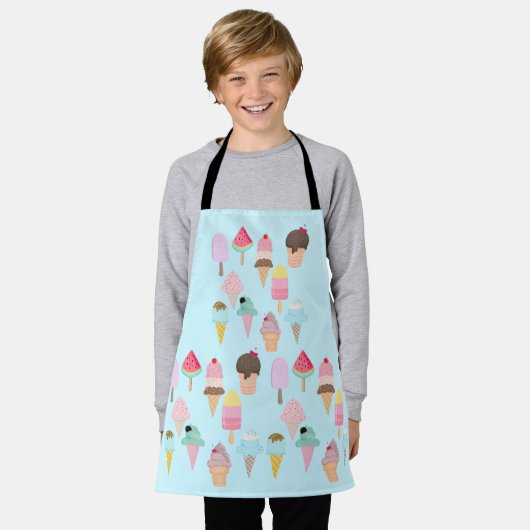 Eiscreme Schürze (Getragen)