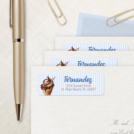 Eiscreme Scoop Boys Geburtstag