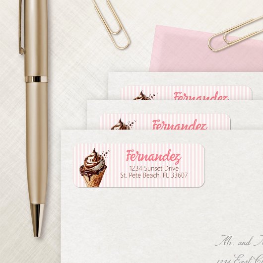 Eiscreme Scoop Girls Geburtstag