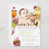 Eiscreme Scoop Sommer Foto Geburtstagsparty Einladung (Vorderseite)