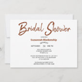 Eiscreme Scoop Waffle Chocolate Drizzle Einladung (Rückseite)