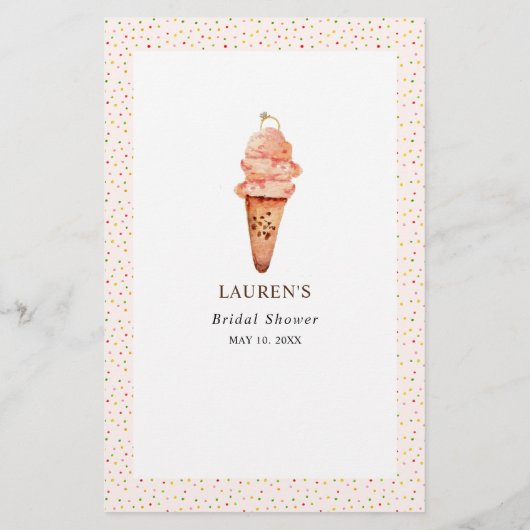 Eiscreme Scooped up Guess Who Showspiel (Rückseite)