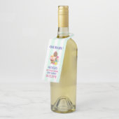 Eiscreme Scoops mit Sprinkles Oh Baby! Flaschenanhänger (Angewinkelt)