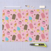 Eiscreme Seidenpapier (Handwerk)