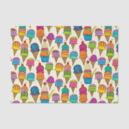 Eiscreme Seidenpapier