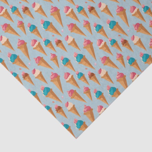 Eiscreme Seidenpapier (Detail)