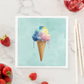 Eiscreme Serviette (Beispiel)