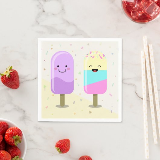 Eiscreme Serviette (Beispiel)