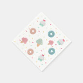 Eiscreme Serviette (Ecke)