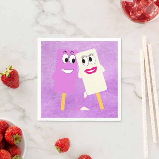 Eiscreme Serviette (Beispiel)