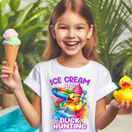 Eiscreme, Shirt für Entenkreuzfahrten, Kreuzküken