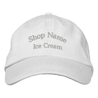 Eiscreme-Shop Name bestickt Bestickte Kappe