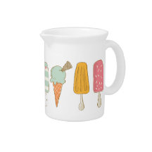 Eiscreme-Shop-Neuheit Sommer-Teapot