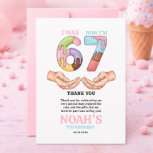 Eiscreme “Six Seven” 7. Geburtstagsfeier für Kinde