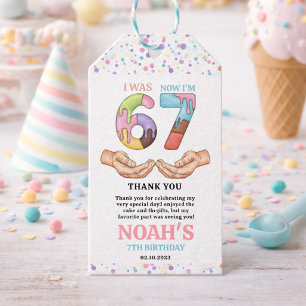 Eiscreme “Six Seven” 7. Geburtstagsfeier für Kinde Geschenkanhänger