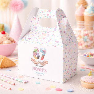 Eiscreme “Six Seven” 7. Geburtstagsfeier für Kinde Geschenkschachtel