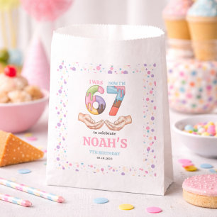 Eiscreme “Six Seven” 7. Geburtstagsfeier für Kinde Geschenktütchen