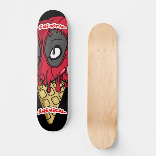 Eiscreme Skateboard (Vorderseite)