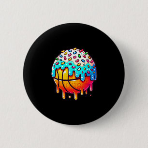 Eiscreme-Skelett-Tropf Jungen Mädchen Kinder Skele Button