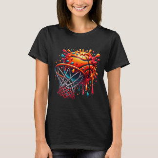 Eiscreme-Skelett-Tropf Jungen Mädchen Kinder Skele T-Shirt