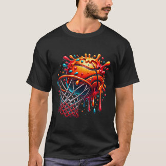 Eiscreme-Skelett-Tropf Jungen Mädchen Kinder Skele T-Shirt