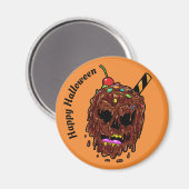 Eiscreme Skull benutzerdefinierte Textmagnete Magnet (Vorderseite/Rückseite)