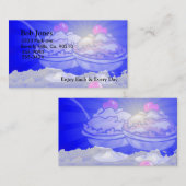 Eiscreme-Skyline Visitenkarte (Vorne/Hinten)