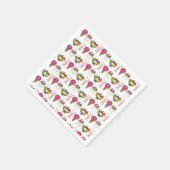 Eiscreme Social Banana Split Sundari Cone Shake Serviette (Ecke)