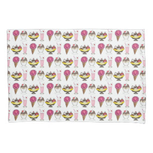 Eiscreme Social Sundance Milkshake Banana Split Kissenbezug