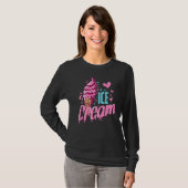 Eiscreme Soft Ice Creme T-Shirt (Vorne ganz)