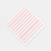 Eiscreme-Sommerfest mit rosa Streifen Serviette (Ecke)