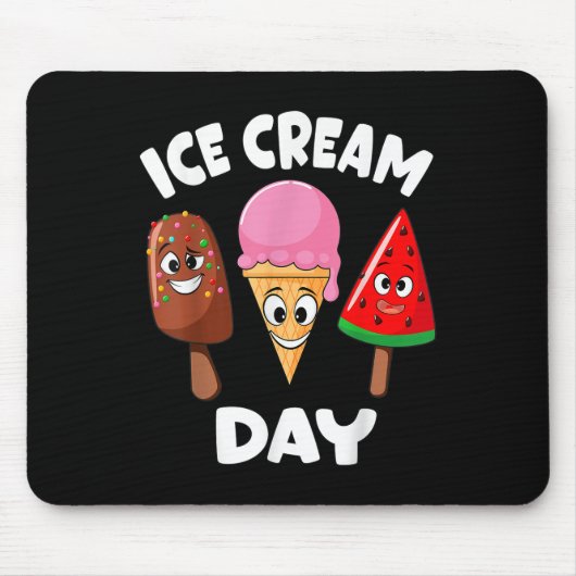 Eiscreme Sommerlicher Party Eiscreme Maker Kinder  Mousepad (Vorne)