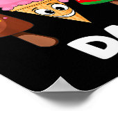 Eiscreme Sommerlicher Party Eiscreme Maker Kinder  Poster (Ecke)