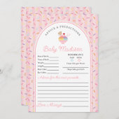 Eiscreme - Sonn-Sprinkler-Ratschlag für die Kinder Einladung (Vorne/Hinten)