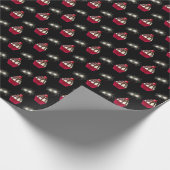 Eiscreme Sonntag und Sparkler Geschenkpapier (Ecke)