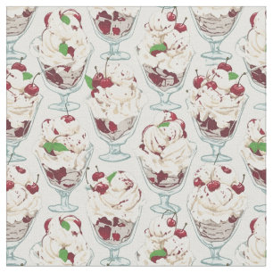 Eiscreme Sonntags Stoff