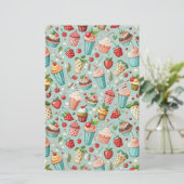 Eiscreme Spaß Briefpapier (Stehend Vorderseite)