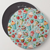 Eiscreme Spaß Button (Vorne & Hinten)