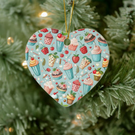 Eiscreme Spaß Keramik Ornament