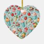 Eiscreme Spaß Keramik Ornament (Vorne)