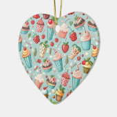 Eiscreme Spaß Keramik Ornament (Links)