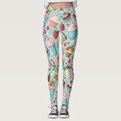 Eiscreme Spaß Leggings (Vorderseite)