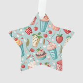 Eiscreme Spaß Ornament (Rückseite)