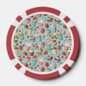 Eiscreme Spaß Pokerchips (Rückseite)