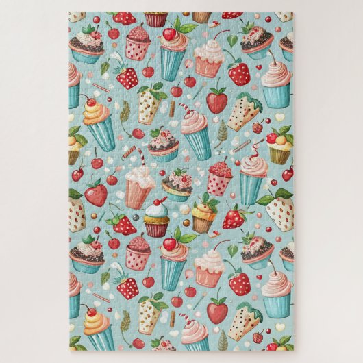 Eiscreme Spaß Puzzle (Vertikal)