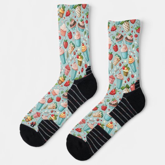 Eiscreme Spaß Socken (Links)