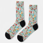 Eiscreme Spaß Socken (Linkes Detail)