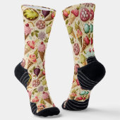 Eiscreme Spaß Socken (Gewinkelt)