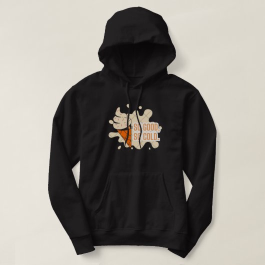 Eiscreme-Spaß-Sommer-Design Hoodie (Design vorne)