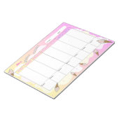 Eiscreme-Splash Notizblock (angewinkelt)